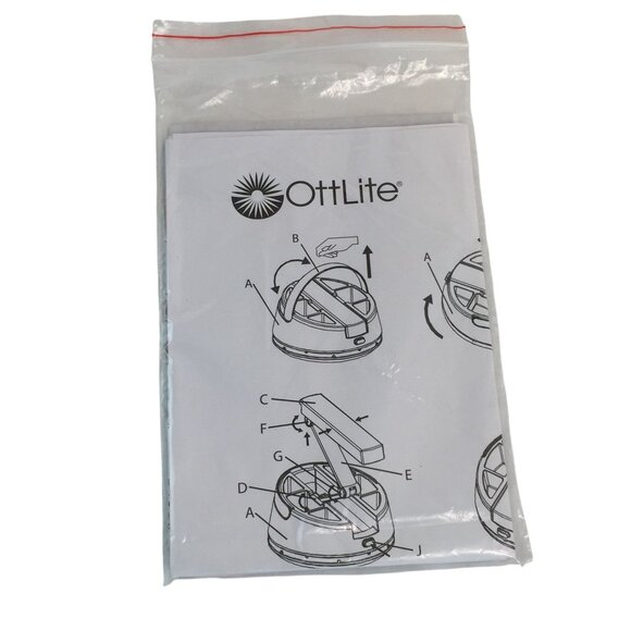 Ottlite Craft Caddy Lamp W94008 Craft Light Storage Organizer New - Picture 10 of 11